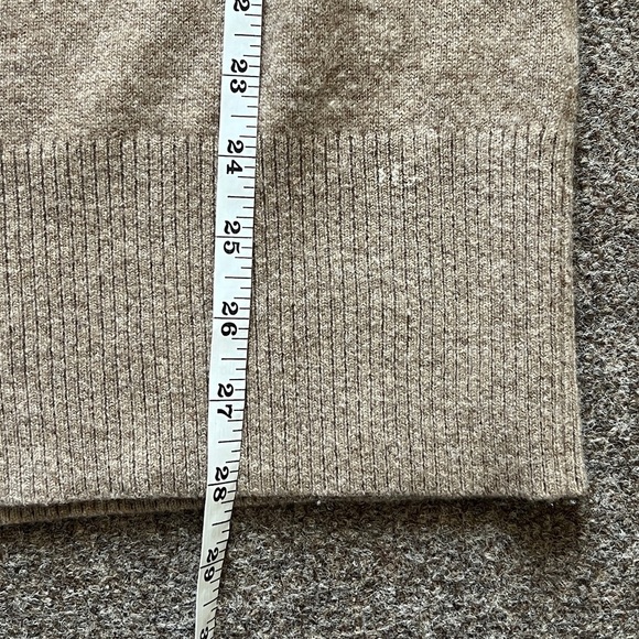 Lands End 100% Cashmere V Neck Sweater Pullover Relaxed Oversized Womens Medium - Picture 12 of 12